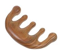 Ipetboom Peine de Madera para Masaje Capilar y Corporal, Mango Cómodo para Masaje en Cuero Cabelludo, Manos y Zonas de Relajación Color Aleatorio