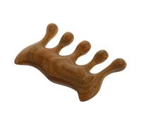 Ipetboom Peine De Masaje Cepillo Para El Cuero Cabelludo Peine Masajeador Forma De Masaje Peines Para Hombros De Cerdas Spa Cabello Facial Peine Curvo Y Multifuncional Peine Práctico Peine