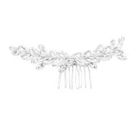 Ipetboom Peine De Novia Pinzas Para El Cabello De Boda Para Novias Peines De De Imitación Peines De Novia Peine De Pelo Para Mujer Peine De Velo De Novia Silver Taladro Marquesa
