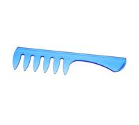 Ipetboom Peine Desenredante De Dientes Anchos Para Peinar Cabello Herramienta De Estilizado Para Hombres y Mujeres Peine Profesional Antiestático Para Salones y Barberías Color Azul
