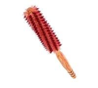 Ipetboom Peine Giratorio de Peluquería Redondo Cepillo para Secar Cabello Mango de Madera Peine Rizador para Peinados Profesionales Casa