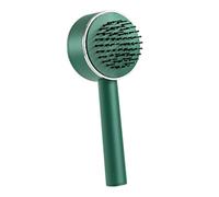 Ipetboom Peine Masajeador De Mango Largo Peine Para Cabello Rizado Y Esponjoso Peine Con Para Peinar Verde Cepillo Para Alisar El Cabello Peine Anticaspa Peine
