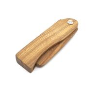 Ipetboom Peine Para Barba y Cabello Pequeño y Plegable Madera De Vera Natural Portátil Sin Raíces