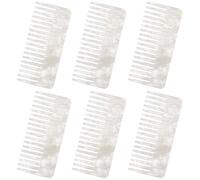 Ipetboom Peine Para El Cabello De Los Anchos: Peine De De Acetato De Acetato 6Pcs Peine Compacto Múltiple Para Mujeres Niños Niños