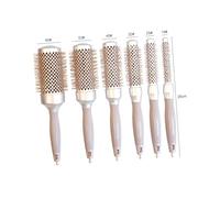 Ipetboom Peine Rizador de Cabello de Tubo de Aluminio Ergonómico para Mujeres Suministros de Peluquería