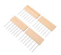 Ipetboom Peines Texturizadores para Pintura Artística 10 CM 4 Piezas Herramientas para Manualidades y Técnicas de Vertido Aplicadores para Crear Texturas y Patrones Lienzos y