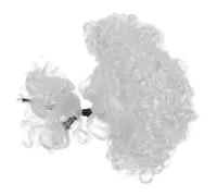 Ipetboom Peluca Para Mujer y Hombre Accesorio De Disfraz De Juez Para Halloween Peluca Corta y Para Rol El Tribunal y Cosplay Para Disfraces De Pareja