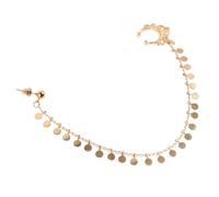 Ipetboom Pendiente Clip Mujer Cadena Nariz Aro Nariz Dorado con Colgante Minimalista para Oreja y Fluido sin Perforación Joyas Mujer para Fiestas y Eventos