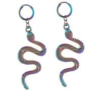 Ipetboom Pendientes De Serpiente Colgantes Creativos Pendientes De Forma De Serpiente De Gancho Largos Para Adornos De Orejas