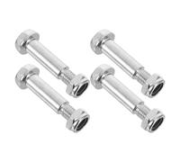 Ipetboom Pernos y Tuercas para Compresor de Aire 12 MM Accesorios de Repuesto para Ruedas Giratorias Kit de 4 Piezas para Reparación y Movilidad en Compresores Silenciosos y Neumáticos