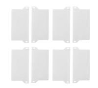 Ipetboom Pesas para Cortinas 10 Piezas de Plástico Resistentes al Exterior Contrapesos para Cortinas Verticales y Proteger Tela en Hogar y Oficina