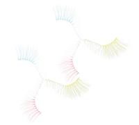 Ipetboom Pestañas Postizas Colores Largas Para Fiestas Halloween Cosplay Dramáticas