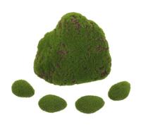 Ipetboom Piedra de Artificial Realista Textura Delicada Decoración DIY para Macetas y Jardines Miniatura Piedra Imitación Resistente para Manualidades y Decoración de Escritorio