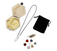 Ipetboom Piedras De Chakra Creativas Piedras De Cristal Para Meditar Sanar y Relajarse