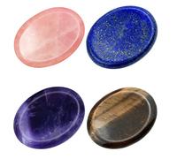 Ipetboom Piedras del Pulgar Olvido Preocupaciones Tablas de Raspado y Herramientas de Masaje Gua Sha para Spa Colores Surtidos