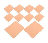 Ipetboom Piel Sintética para Práctica de Tatuajes en Color Piel, Tamaño Pequeño 14,5 X 18 Cm, Pack de 30 Unidades Reutilizables, Material de Silicona Texturizada para Sombreado y