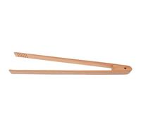 Ipetboom Pinzas de Madera para Alimentos de 32 Cm, Pinzas de Cocina Largas Resistentes a Manchas, Aptas para Tostar, Asar y Servir en Casa o Restaurante