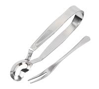Ipetboom Pinzas Inoxidable para Caracoles Utensilios de Piezas Tenedor para Caracoles Prácticos para Uso Doméstico y Restaurantes para Sushi y Comida Francesa