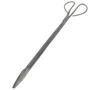 Ipetboom Pinzas para Leña de Hierro Forjado de 52 CM Tenazas Extralargas para Chimenea y Hoguera Utensilio Resistente para Manipular Carbón y Fuego Interior y Exterior