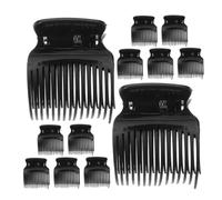 Ipetboom Pinzas Para Rulos Calientes Para Cabello 12 Piezas Tamaño Mediano y Pequeño Protección Térmica Para Mujeres y Niñas Uso Profesional En Peluquería