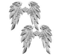 Ipetboom Pinzas Pelo de Metal Alas Vikingas, Horquillas Medievales Góticas 2 Piezas, Pasadores de Pelo Vintage para Mujer, Accesorios para Peinados Recogidos y Eventos Festivos