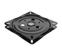 Ipetboom Placa Giratoria para Muebles 15 Cm 1,5 Mm Grosor Base Metálica Negra Mecanismo Giratorio para Sillas de Oficina y Sillones Reclinables Accesorios para Hogar y Cocina