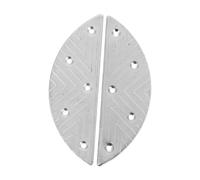 Ipetboom Placas de Talón para Reparación de Zapatos Hombre Media Luna Hierro Duradero Antideslizante con Tornillos para Botas y Calzado Deportivo Cuidado del Pie