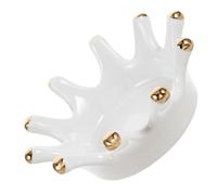 Ipetboom Plato Para Uñas Cuenco Para Líquido Para Decoración De Uñas Taza De Cerámica Para Decoración De Uñas Herramienta Multifuncional Para Pintar Esmalte De Uñas Accesorio De Manicura