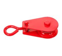 Ipetboom Polea de Acero A3 para Elevación 0,2t Rueda de Polea de Tracción Pequeña para Cable Simple para Bricolaje Industrial y Manejo de Materiales