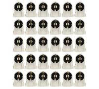 Ipetboom Portalámparas T8 para Tubos Fluorescentes LED Soporte de Luz de Tubo Base de Lámpara 30 Piezas Compatible con Lámparas Fluorescentes para Uso Industrial y Color Color Aleatorio