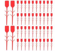 Ipetboom Precintos de Seguridad para Extintores de Incendios 100 Unidades Plástico Antimanipulación Rojo Sellos Antideslizantes para Mantenimiento y Control en Entornos Comerciales E