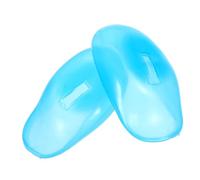 Ipetboom Protector Auditivo De Silicona Azul Para Teñir El Cabello Set Cubierta Oídos Elástica Ajustable Uso Salón y Hogar Cuidado Personal