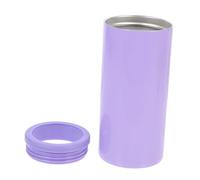 Ipetboom Protector para Botellas de Cerveza de Acero Inoxidable Funda Portátil Aislante para Botellas y Latas de Antideslizante para Bebidas Frías Color Púrpura