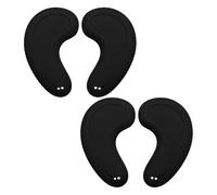 Ipetboom Protector Térmico de Silicona Oídos Orejeras Negras Reutilizables para Teñir el Cabello Tapa Resistente al Calor para Salones de Belleza y Secadores 2 Pares