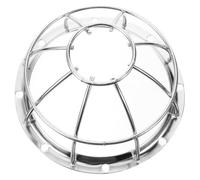 Ipetboom Protectora para Detector de Humo con Base Plateada Jaula Metálica Resistente para Seguridad contra Adecuada para de Pared Hogares y Oficinas