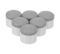 Ipetboom Protectores Adhesivos de Asiento de Inodoro 6 Piezas, Parachoques Redondos de Silicona Anticolisión 20 Mm, Almohadillas Silenciosas y Antideslizantes para Baño, Espaciadores