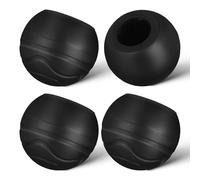Ipetboom Protectores de Madera Silla Silicona Patas de Suelo para de Proteger Negro, 4 Unidades Fácil Instalación y Muebles Suelos