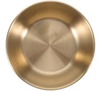 Ipetboom Quemador de Incienso de Latón Pentagrama Cuenco de Triple Luna, Cuenco de Ofrenda Ritual Dorado para Altar, Soporte Decorativo Multifuncional para Hogar y Ceremonias Rituales