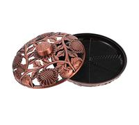 Ipetboom Quemador de Incienso Vintage de Aleación con Diseño Retro y Escultura Fina Soporte para Hogar y Oficina Quemador de de Incienso para Misterioso y Decoración Elegante