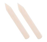 Ipetboom Raspador de Hueso de Buey para Quitar Manchas Ropa Herramienta de Limpieza Seco 2 Unidades Mango Grueso Ergonómico para Lavandería Profesional