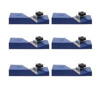 Ipetboom Recortadora Manual de Cantos 45° para Madera y Paneles Acústicos, Cepilladora de Bordes Ajustable Azul, Kit 6 Unidades para Carpintería y Acabado Profesional