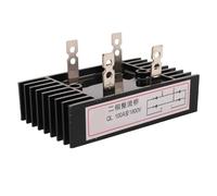Ipetboom Rectificador de Puente Monofásico de Silicio 100 a 1600 V con Disipador de Calor para Generador Eléctrico Industrial, Módulo Rectificador de Onda Completa para Fuente