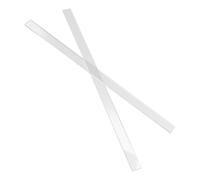 Ipetboom Regla Acrílica para Galletas 5 MM Juego de 2 Unidades Guía para Rodillo de Masa Herramienta para Repostería Casera Fondant y Pasteles Utensilio Preciso para Hornear y Nivelar