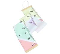 Ipetboom Regla Colgante para Medir Altura de 20x200 Cm en Colores Macarón, Tabla de Crecimiento y Altura para Pared, Decoración Infantil Creativa en Tonos Neutros, Medidor Color Aleatorio