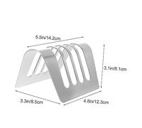 Ipetboom Rejilla para Pan Creativa De Acero Inoxidable Soporte para Pan De Molde para Buffet De Hotel para Guardar Tostadas y Cerebro De La Cocina