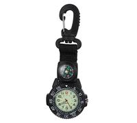 Ipetboom Reloj Colgante Multifuncional con Mosquetón y Correa de Nylon Resistente y Práctico para Deporte y Diario para Bolsillo y Actividades al Aire