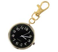 Ipetboom Reloj Colgante Unisex Luminoso Llavero De Metal Dorado, Reloj De Bolsillo Portátil para Adultos, Diseño Resistente y Visible La Oscuridad