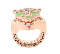 Ipetboom Reloj De Anillo Decoración De Gemas Reloj De Joyería Para Mujer Diseño Único Para Diario y Ocasiones Especiales