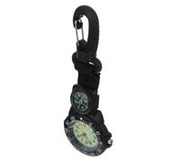 Ipetboom Reloj de Bolsillo con Mosquetón y Brújula Analógico Durable y Multifuncional para y Deportes al Aire Diseño y Práctico para