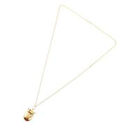 Ipetboom Reloj de Bolsillo Retro Vintage Pequeño con Cadena Dorada, Cuarzo Analógico de Aleación, Unisex para Uso Diario y Fiestas, Diseño Escarabajo Clásico Compacto